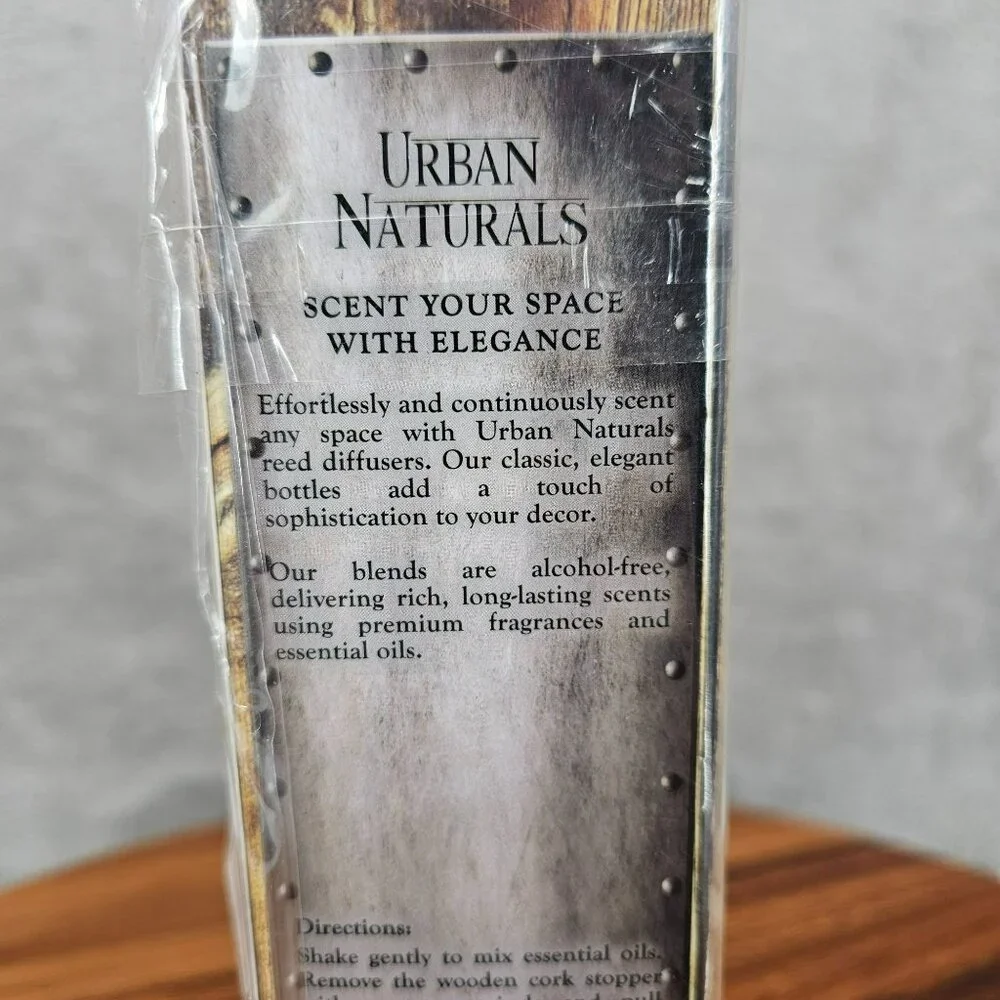 Urban Naturals Reed Diffuser Autumn Harvest Pumpkin Maple Nutmeg Vanilla New NIP